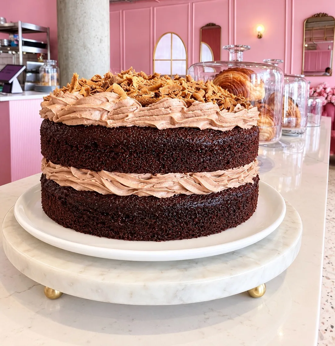 Chocolate caramel cake