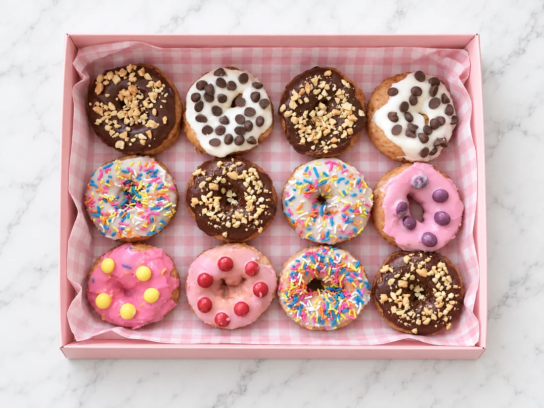 Decorated donuts