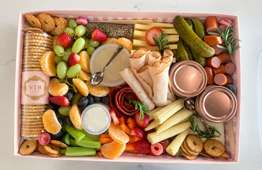 The Summer Vibe grazing table